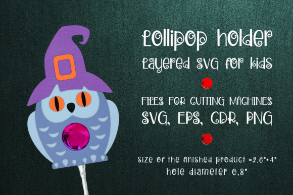Halloween Owl Lollipop Holder Template: Spooky Craft Magic